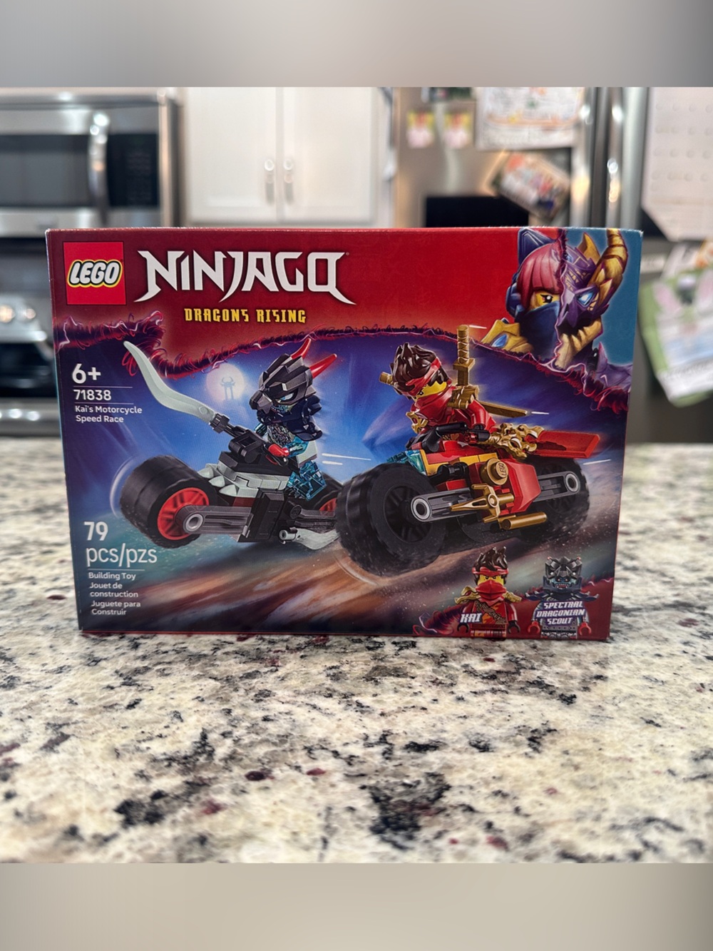Lego Ninjago Dragon’s Rising Kai’s Motorcycle Speed Race